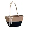 Fábrica em estoque Atacado Bolsa Tote Tecida de Grande Capacidade Bolsa de Praia Bolsa Mensageiro Bolsa de Mão Presente Dia da Mulher Salão