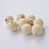 Accesorios para joyería DIY al por mayor material de cuentas cuentas color madera cuentas redondas cuentas de hilo cuentas de madera cuentas sueltas precio de fábrica ventas directas