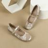 Zapatos Planos de Mujer con Punta Cuadrada 2026 Nuevo Verano Nuevo Estilo Chino Zapatos Mary Jane Zapatos de Abuela Venta al por Mayor Transfronteriza