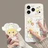 Estilo Menina Magnético Aplicável Apple 17promax Selvagem Tem Outono 16 Capa de Celular 14 Transparente iPhone15 Capa Dura