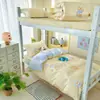 Modelo Nuevo 2026 Temporada Estudiantil Conjunto de Tres Piezas de Algodón Puro para Dormitorio Estudiantil Camas Litera