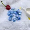 16mm Banhado a UV Cor Sólida Cubo de Água Furo para Pendurar Contas Soltas Cor Milkshake Creme Pingente DIY Joias com Contas Popular