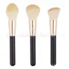 Pincel para Blush, Pincel para Pó Solto, Pincel para Pó com Cerdas Macias, Pó Compacto para Fixar Maquiagem, Pincel para Iluminador e Contorno, Pincel de Maquiagem que Não Solta Cerdas, Portátil