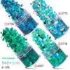 Amazon Explosões Mixed Sequin Laser Gold Glitter Nail Art Joias Drill Nail Polish Cola Glitter Pó