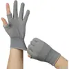 Guantes de trabajo transpirables resistentes al desgaste de dos dedos expuestos al por mayor para hombres y mujeres, guantes de trabajo de nailon de medio dedo antiestáticos industriales para recolección de té