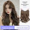 Extensões de Cabelo Xuchang Wig de Uma Peça em Formato V para Cabelos Longos Cacheados, Cachos Grandes Ondulados, Cabelo Artificial, Extensões de Cabelo Invisíveis Naturais e Sem Marcas
