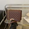 Bolso de Hombro para Mujer con Patrón de Diamantes 2026 Nuevo Bolso Cuadrado Pequeño Transfronterizo con Textura, Bolso Cruzado para Mujer