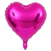 Globo de Película de Aluminio Estrella de Cinco Puntas Redondo Corazón Decoración de Fiesta de 10 Pulgadas Selección Multicolor