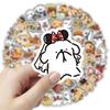 120 novo filhote de cachorro bonito dos desenhos animados favorito das crianças caixa de papelaria laptop copo adesivos decorativos