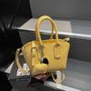 Bolso Cubo Elegante de Mano para Mujer Temporada Primavera 2025 Nueva Moda Casual Fresco Simple Bolso de Hombro Bolso Cruzado