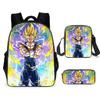 Mochila de Dragon Ball Periférico de Animación Transfronterizo Mochila Dragonball Mochila Escolar para Estudiantes Wukong Mochila de Poliéster Bolso de Hombro