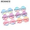 Gafas de Sol Infantiles Transfronterizas Nuevas de Una Pieza Sin Marco Hexagonales Color Caramelo Degradado Lindas Gafas de Sol para Bebé
