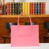 Bolsa Tote Simple con Letra al por Mayor, Bolso de Fieltro Grueso para Souvenir, Bolso de Fieltro a la Moda, Regalo Lovo Personalizado