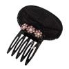 Artefacto Almohadilla para Cabello de Azafata Flequillo Aumento de Volumen Almohadilla para Cabello Esponjosa Almohadilla Esponjosa para la Cabeza Placa Invisible Almohadilla para Aumento de Raíz del Cabello