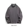 Comercio Exterior Transfronterizo Otoño e Invierno Camiseta de Manga Larga con Cuello Semi-alto para Hombre Terciopelo a Doble Cara Cálida Ropa Superior Camisa Base Interior