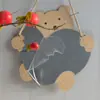 Pegatinas de Pared de Espejo Acrílico Transfronterizas Colgante de Madera de Álamo Animal Habitación Infantil Popular Dormitorio Diseño de Habitación Pared