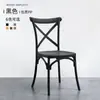 Sillas de Comedor de Venta Caliente Transfronterizas del Fabricante Sillas Cruzadas de Plástico Sillas de Boda Sillas con Respaldo para Hotel de Alta Gama y Restaurante
