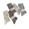 Calcetines sin costuras para mujer, engrosados y de caña alta para primavera y otoño, calcetines holgados para maternidad, calcetines holgados de color liso versátiles estilo japonés, calcetines largos Maillard