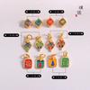 Vietnam arena oro diy accesorios colgante estilo antiguo oro estilo antiguo nube auspiciosa palabra de la suerte color gota de aceite pulsera para hombre y mujer pulsera