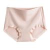 Ropa interior de algodón de fibra larga personalizada para mujer, cintura alta, ropa interior de algodón puro, entrepierna de algodón antibacteriano, control de abdomen, realce de glúteos, calzones de talla grande