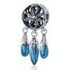 Atrapasueños de Cobre Plateado Estrella y Luna Cuentas Pulsera DIY Cuentas Venta Caliente Transfronteriza Europea y Americana