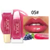 Brillo de labios transparente con acabado de agua natural para labios de vidrio, sabor a fruta, iluminador, hidratante duradero, fácil de colorear, aceite para labios