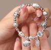 Pulsera Doujin Duobao Fuzhu de Rijin para Mujer, Paz y Alegría, Nicho de Lujo Ligero, Versátil, Nuevo Artículo