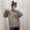 Japonês único 2025 primavera masculino e feminino à prova de vento colarinho jaqueta jaqueta casual com capuz S475038
