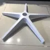 Ruedas Giratorias Negras para Silla, Patas de Silla, Patas de Nylon, Patas de Cinco Estrellas, Patas de Silla de Computadora, Base de Soporte para Accesorios de Oficina