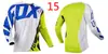 Ropa para Motocicleta Todoterreno, Ropa de Ciclismo de Malla de Manga Larga, Ropa de Baloncesto Transpirable de Secado Rápido con Transferencia de Calor, Ropa Fox para Descenso