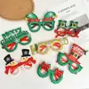 Gafas Navideñas Papá Noel Muñeco de Nieve Cuernos de Reno Monturas de Gafas Suministros de Decoración para Fiestas Infantiles Gafas Navideñas al por Mayor