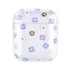 Adequado para Capa Protetora de Airpods3, Adesivo de Água Transparente, Padrão de Cobertura Total com Estampagem Dourada de Frutas, Fones de Ouvido Bluetooth Anti-Queda Apple