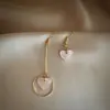 Pendientes de Diseño Exclusivo para Mujer, Pendientes de Moda Coreana, Clips para Orejas de Lujo Ligero, Pendientes de Perlas, Elementos Geométricos