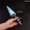 Adaga Proteica de Cristal Natural Ágata Obsidiana Mais Vendida Transfronteiriça, Ornamento de Decoração para Home Office