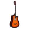 Guitarra Guitarra Folk Fábrica Real Instrumentos Musicais Comércio Exterior Guitarra Folk de 38 Polegadas Guitarra Composta de Fibra de Carbono Iniciante