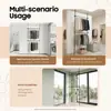 Bestseller transfronterizo: perchero de pie, perchero telescópico para dormitorio y balcón, estante de tensión sin taladro