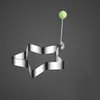 Molde para huevos, cocedor de huevos, herramienta casera de acero inoxidable para freír huevos, molde para huevos con forma de corazón, juego de moldes para bolas de arroz