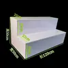 Gabinete de Isla con Forma de Escalón, Estante con Forma de Escalera, Estante de Almacenamiento, Gabinete para Flores y Regalos, Zapatero de Múltiples Niveles, Vitrina para Cosméticos