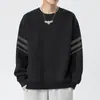 Nueva Sudadera Popular Sorona para Hombre Primavera y Otoño 2025, Engrosada, Sin Capucha, Invierno, Manga Larga, Cuello Redondo, Talla Grande, Ligera, para Uso al Aire Libre