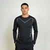 Pronta Entrega Roupas Esportivas Masculinas Corrida Treinamento Esportes ao Ar Livre Secagem Rápida Fitness Azul Treinamento de Futebol Roupas Esportivas de Alta Elasticidade