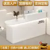 Caja registradora simple y moderna con iluminación ecológica, cajones de grado E1 y un mostrador de barra adecuado para pequeñas tiendas de ropa y salones de belleza