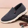 Otoño/Invierno Rebaja Caliente Zapatos de Tela Old Beijing para Hombre Cómodos Transpirables Suela Suave Primavera/Verano Antideslizantes Ligeros Zapatos para Padre de Edad Media/Mayor