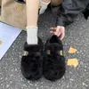 Salto Pelúcia 2026 Estilo Coreano Sapatos de Algodão Aumento Interno de Altura Mais Veludo Uso Dupla Face Inverno Slip-On Sapatos de Algodão da Moda para Mulheres Mocassins