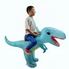 Disfraz Inflable de T-Rex de Halloween para Adulto Disfraz Inflable Infantil Disfraz Inflable de Dinosaurio para Cosplay