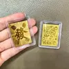 Pegatinas para Teléfono Chapadas en Oro, Regalos de Año Nuevo de Oro Puro, Pegatinas Doradas que Atraen la Riqueza, Pegatinas para Teléfono del Año del Caballo, Pequeños Regalos