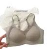 Peito de quadrinhos 10A! Roupa íntima sem marcas para mulheres, reunião, peito pequeno, peito vistoso, anti-queda, geléia, sutiã Lara