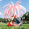 Globos de fuegos artificiales de tira larga de color dopamina para exteriores, accesorios para fotos infantiles, montaje de decoración de cumpleaños para niños y niñas