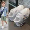 Zapatos Estilo Coreano para Niñas 2026 Primavera y Otoño Nuevos Zapatos Casuales de Caña Baja para Niños Zapatos Blancos Impermeables Zapatos Individuales para Niños