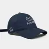 Gorra de Béisbol con Bordado de Letras Inspirado en Celebridades para Mujer, Moda Primavera y Verano, Ala Ancha Versátil, Efecto Adelgazante del Rostro, Gorra tipo Pico para Parejas~~