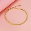 Temu AliExpress com Hot Jewelry Banhado Pulseira de Ouro 24K em estoque Fornecimento
